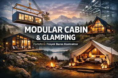 Portofolio Modular Cabin & Glamping | Baros Kontraktor