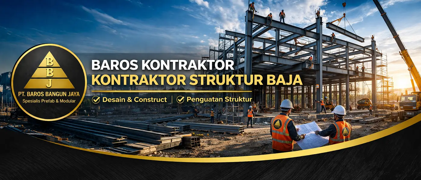banner perusahaan kontraktor struktur baja baros kontraktor