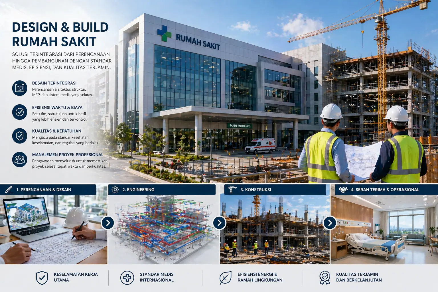 Design build rumah sakit