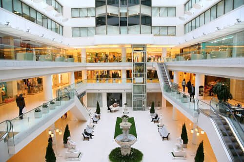 konstruksi baja untuk gedung mall dan pusat komersial jakarta