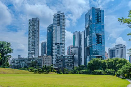 konstruksi baja untuk gedung perkantoran