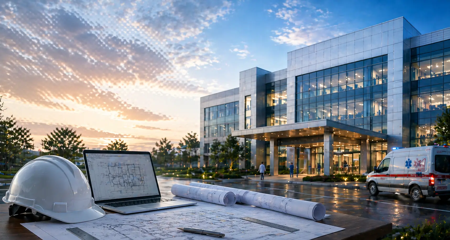 Pembangunan rumah sakit dengan sistem design and build terintegrasi