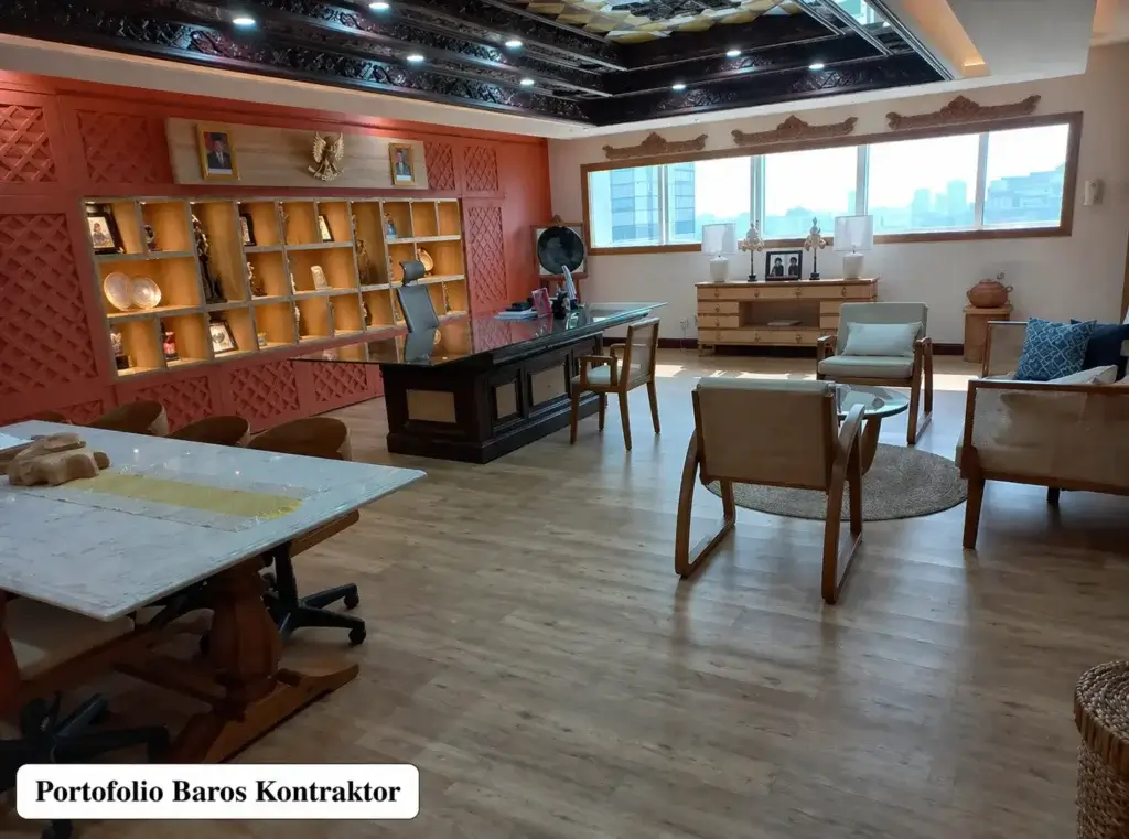 renovasi interior ruang direksi PT sarinah