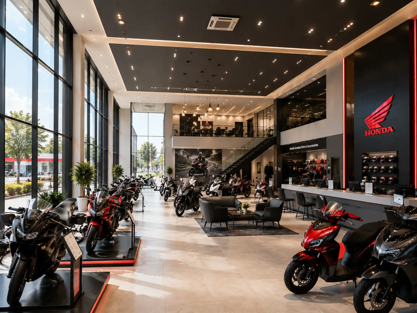Kontraktor showroom motor