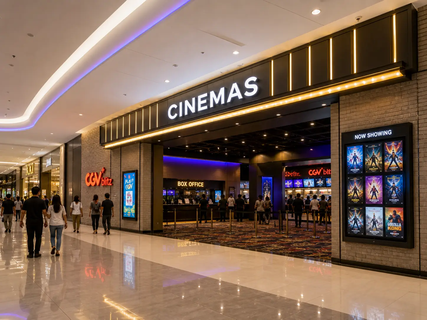 Bioskop dalam pusat perbelanjaan