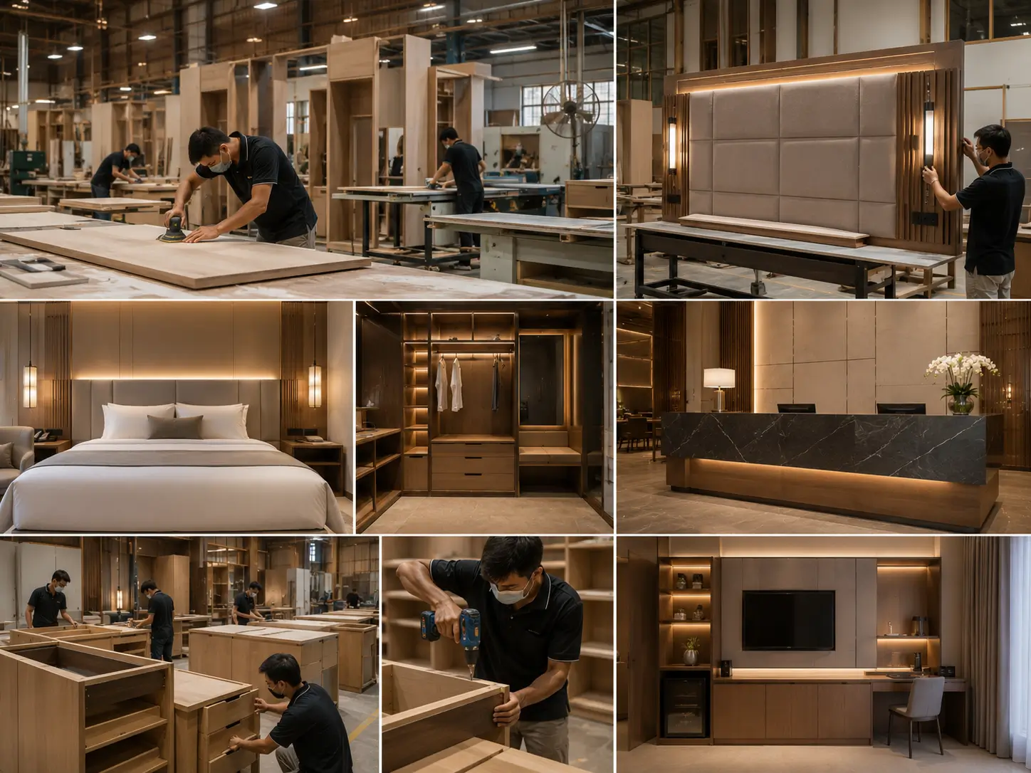 Custom furniture hotel