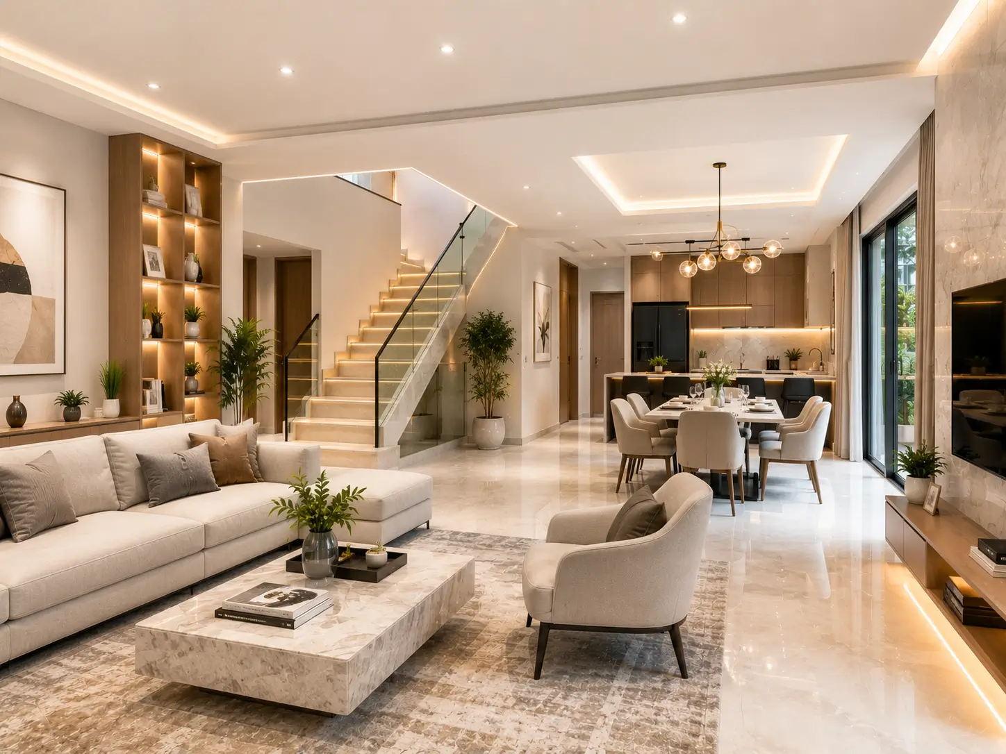 Interior rumah modern Jakarta