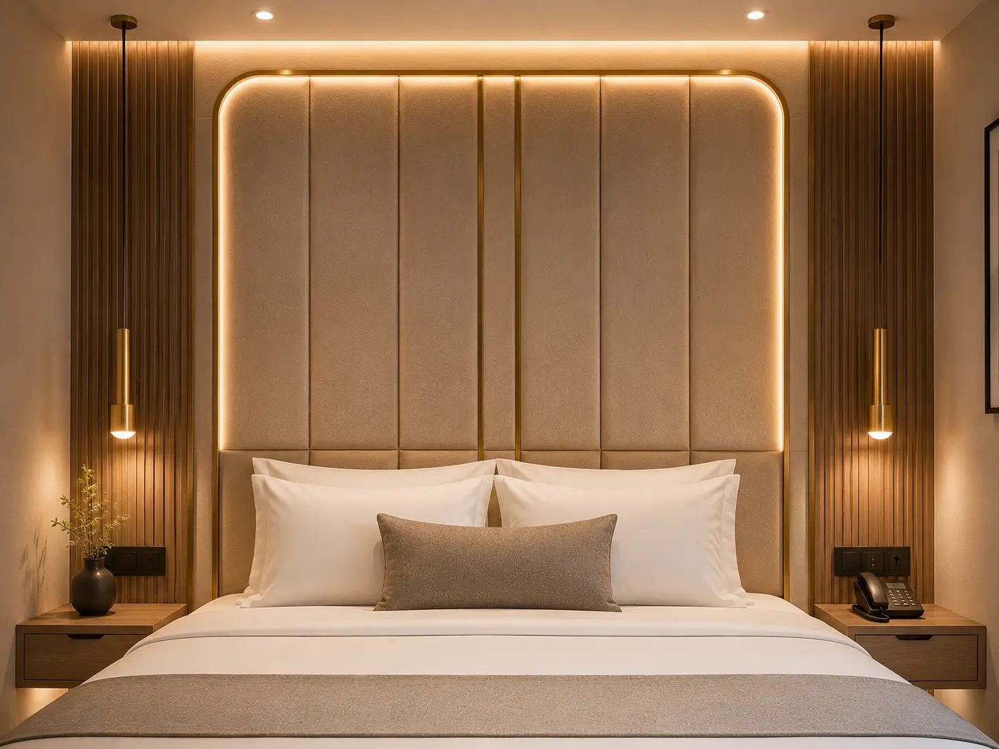 Headboard custom hotel modern