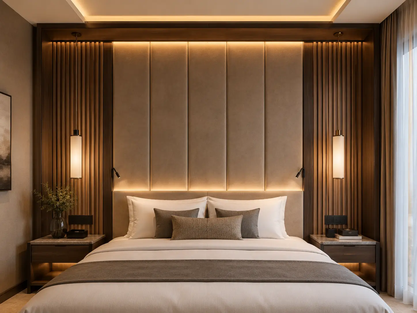 Headboard hotel custom modern