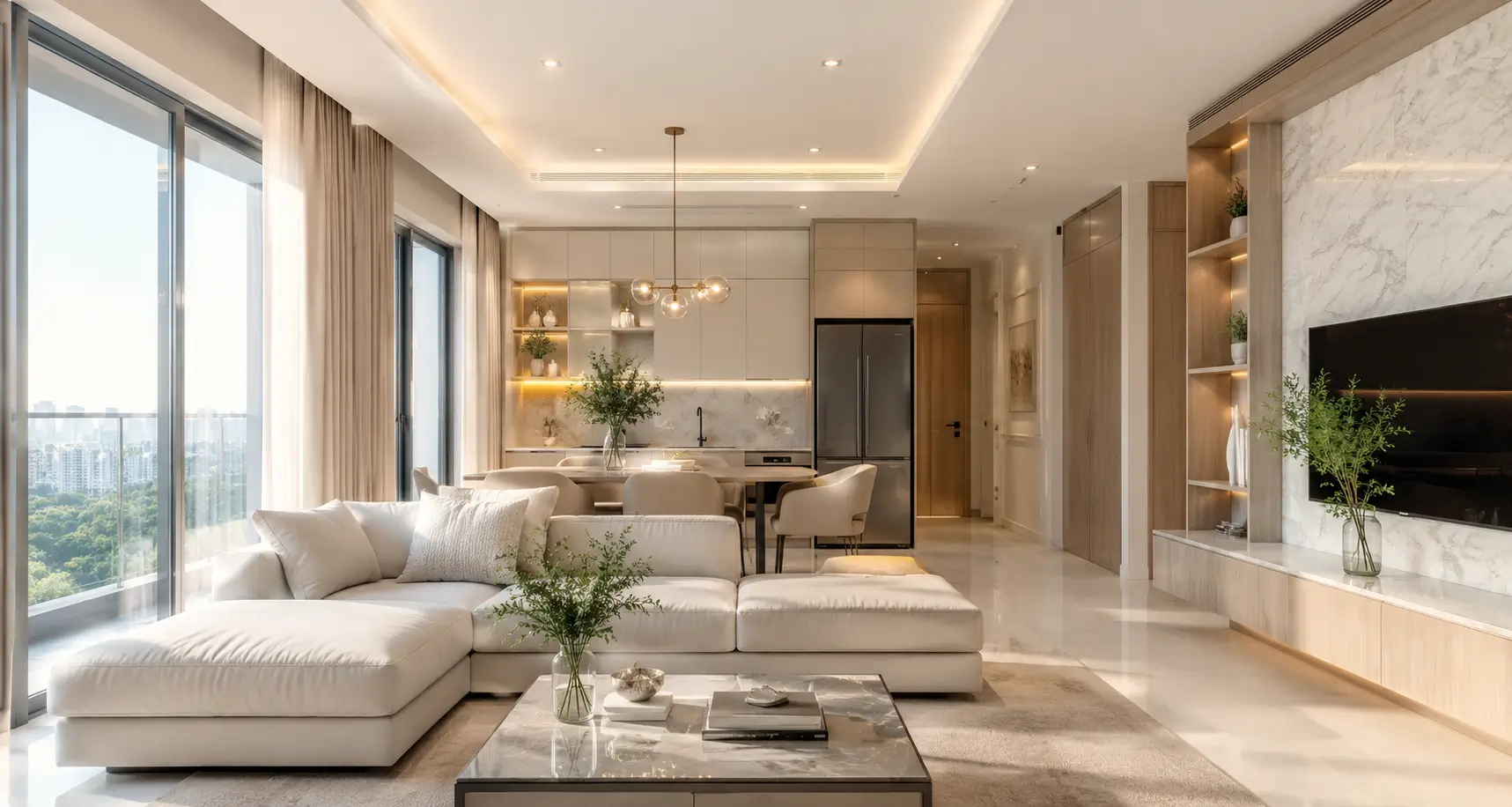 Kontraktor interior apartemen modern minimalis profesional