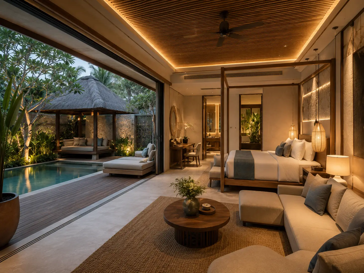 Interior resort dan villa modern