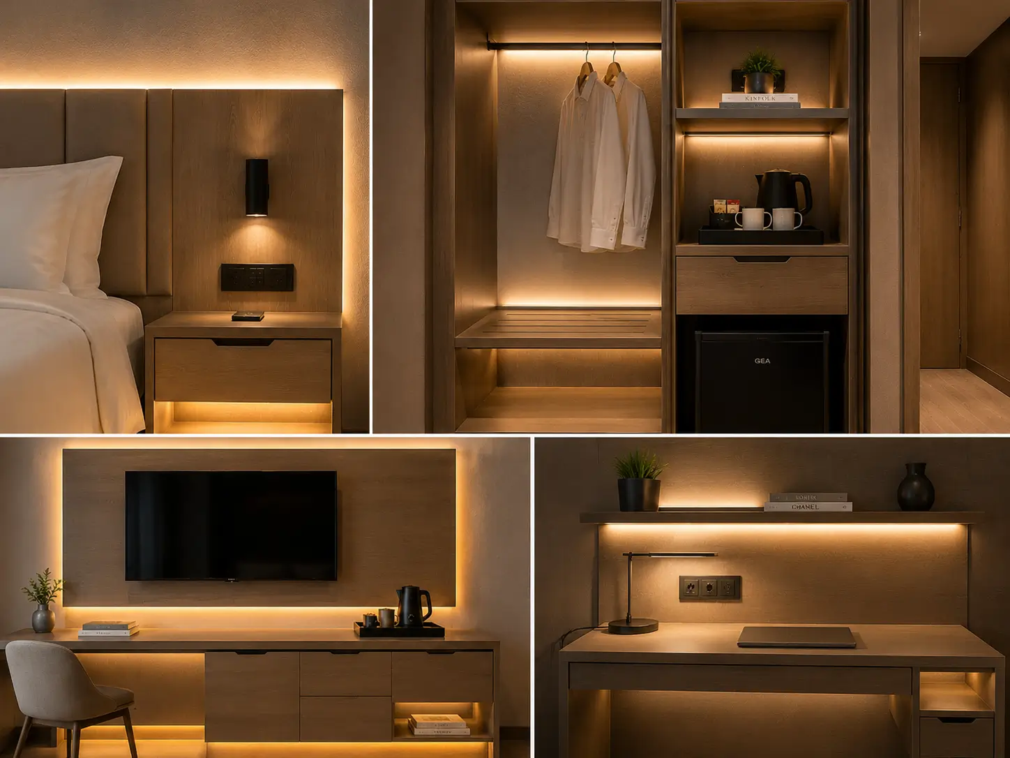 Lighting integrated hotel