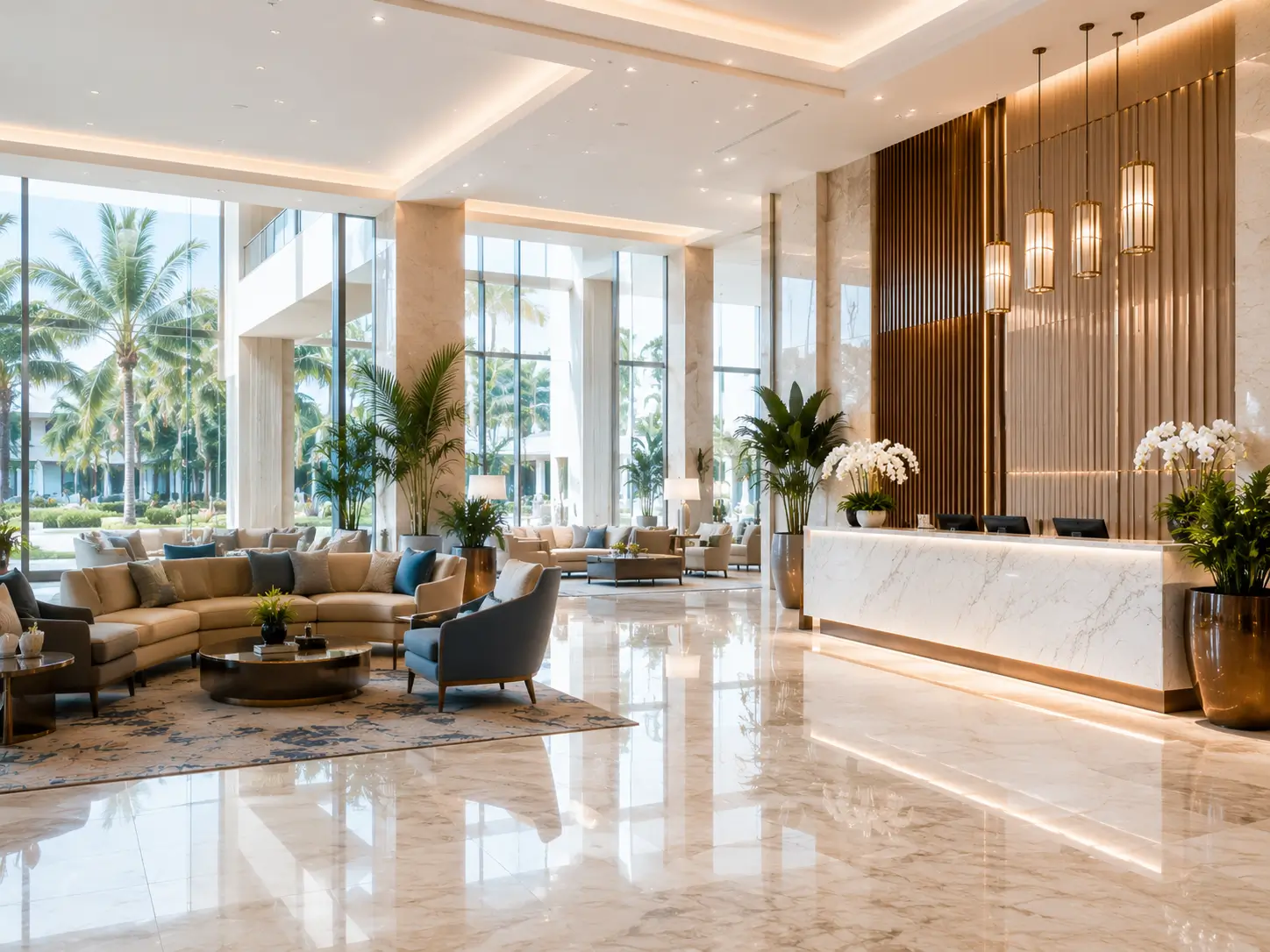 Renovasi hotel modern oleh kontraktor hotel profesional