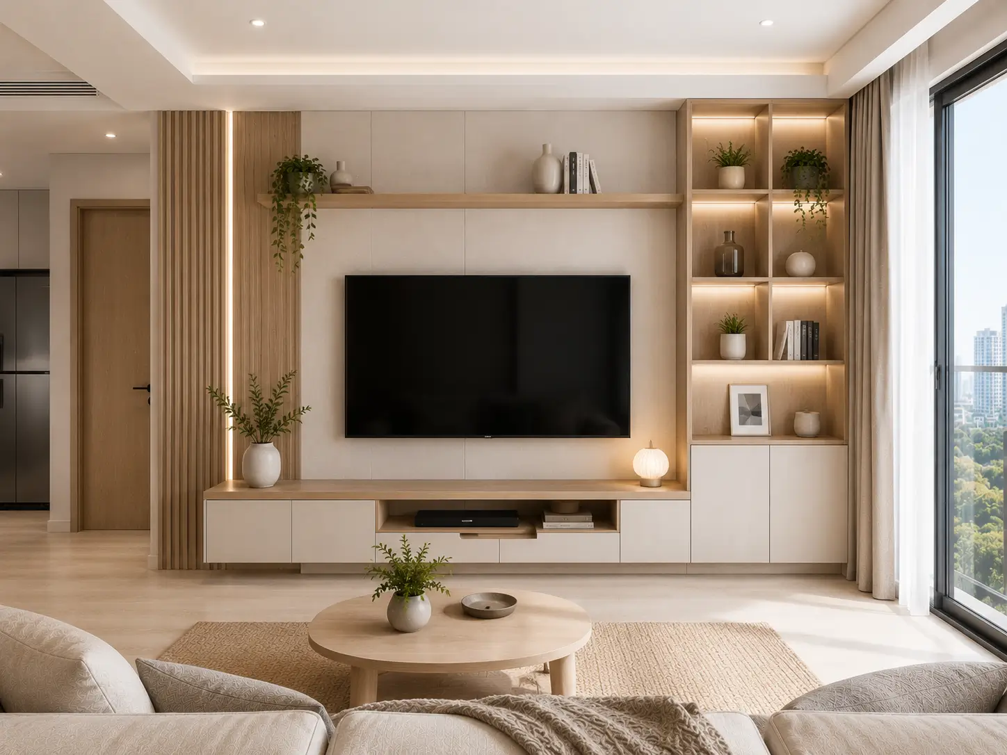 TV cabinet apartemen modern