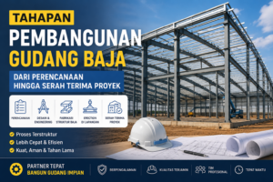 Tahapan Pembangunan Gudang Baja: Dari Perencanaan Hingga Serah Terima Proyek