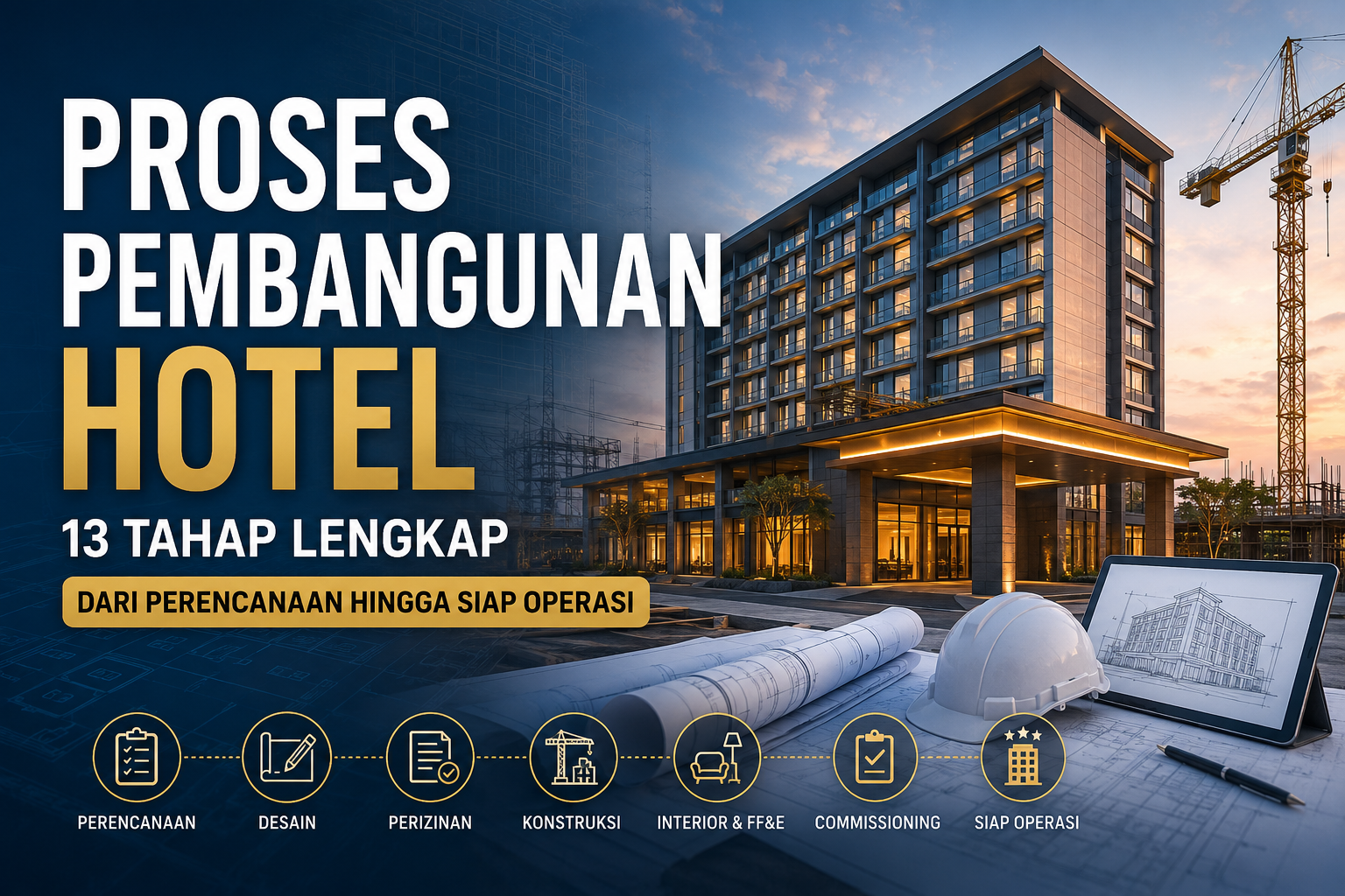 Tahapan Pembangunan Hotel dari Perencanaan hingga Operasional