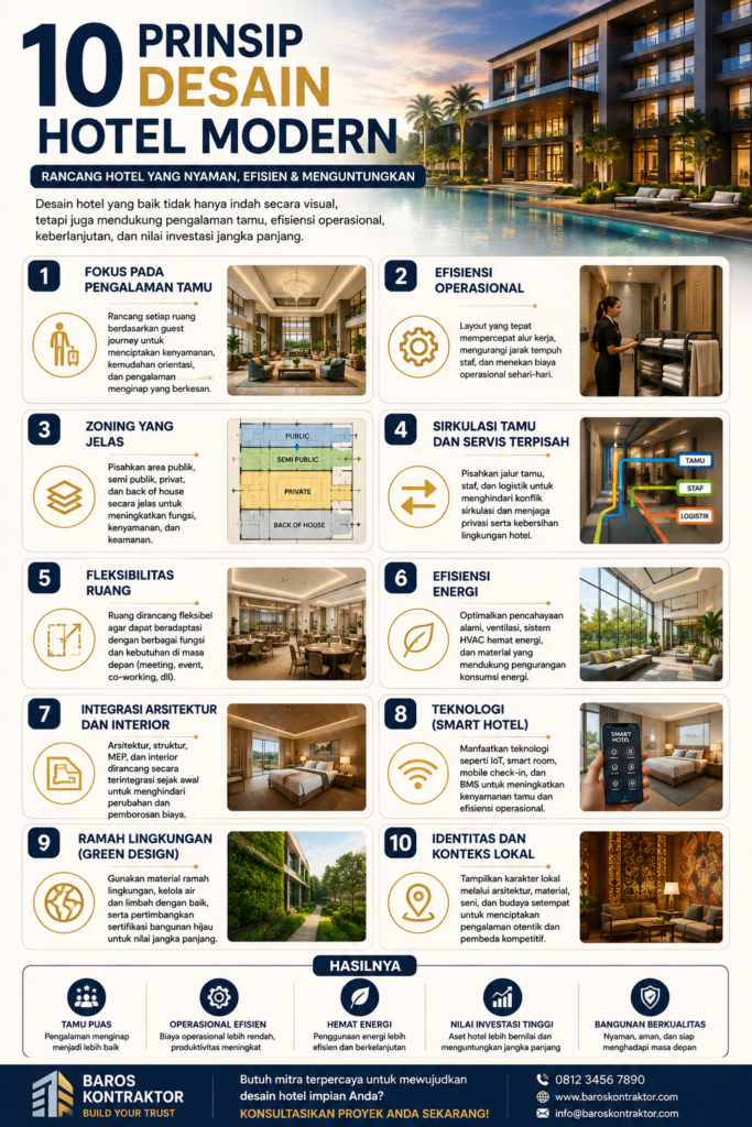 10 Prinsip Desain Hotel Modern