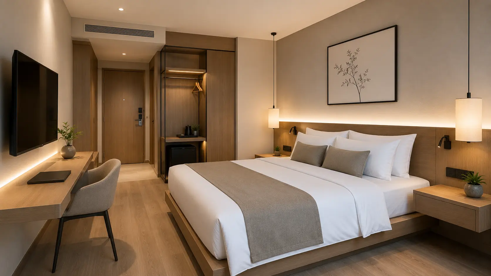 Desain Kamar Hotel Minimalis