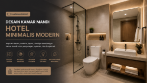 Desain Kamar Mandi Hotel Minimalis Modern