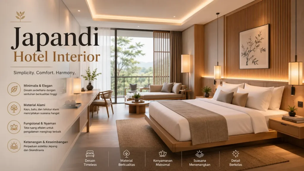 Japandi Hotel Interior
