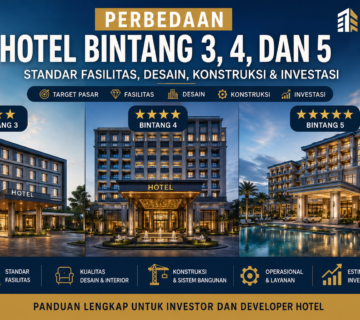 Perbedaan Hotel Bintang 3, 4, dan 5