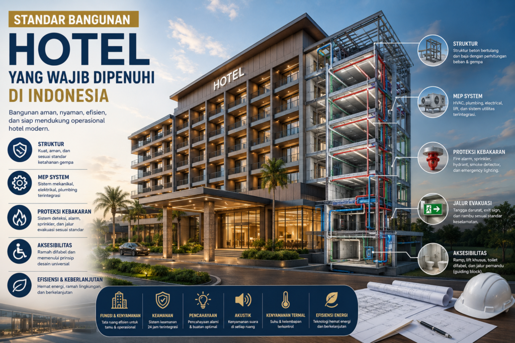 Standar Bangunan Hotel yang Wajib Dipenuhi di Indonesia