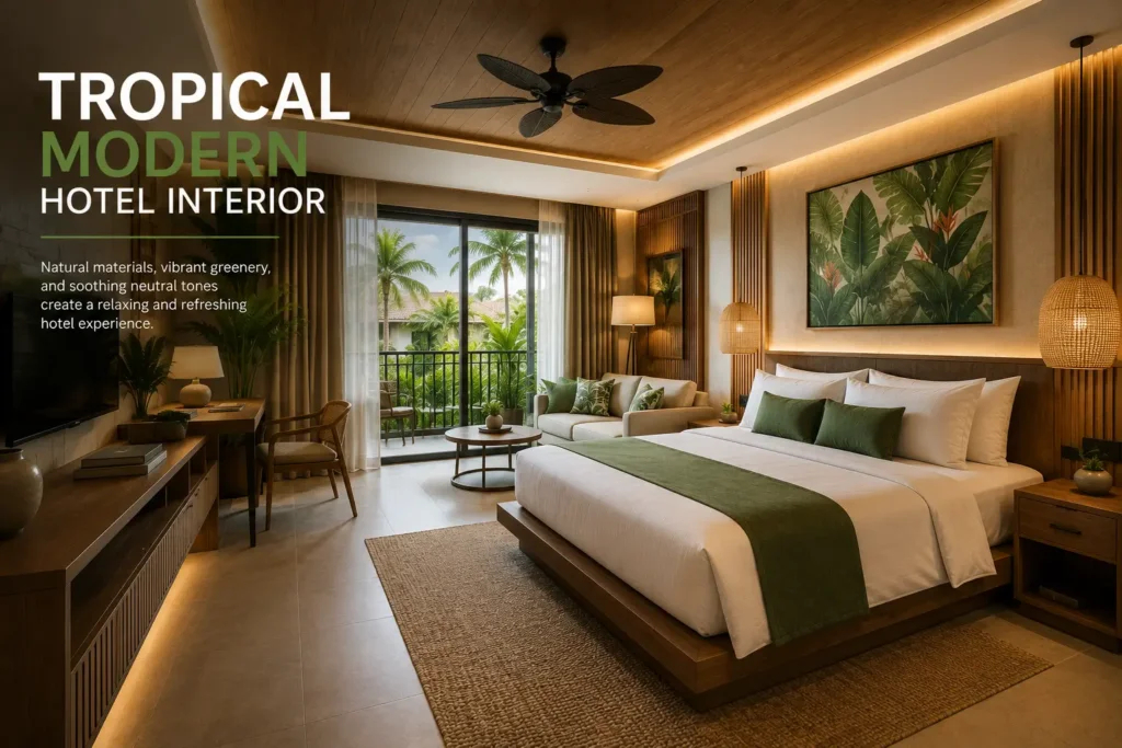 Tropical Modern Hotel Interior