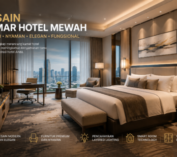 kamar hotel mewah modern